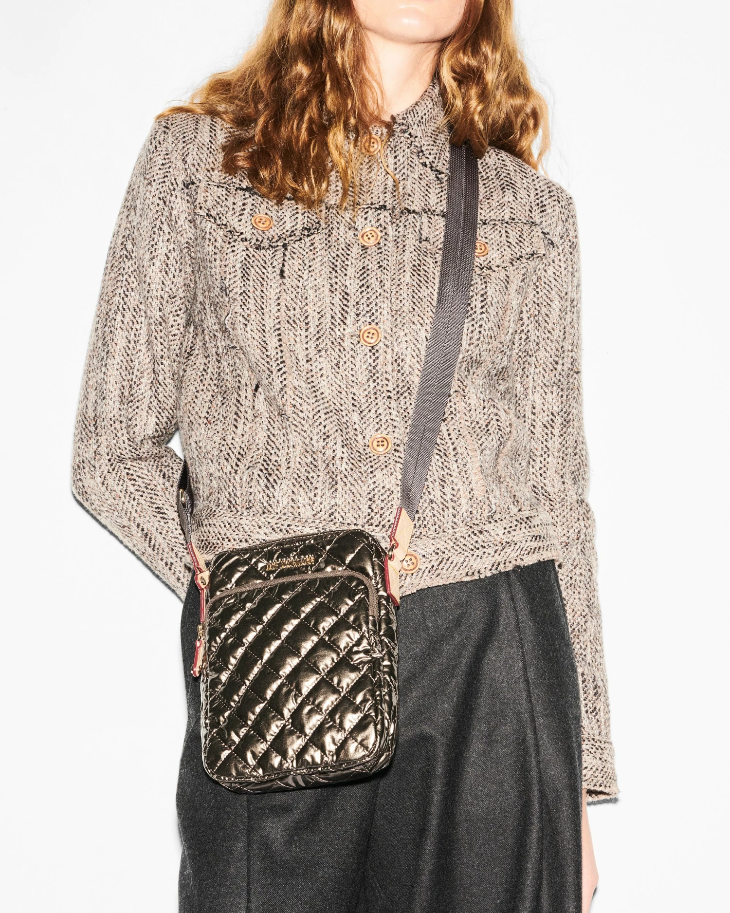 Moondust Metallic Lacquer Metro Crossbody 4 Moondust Metallic Lacquer Metro Crossbody - Image 2