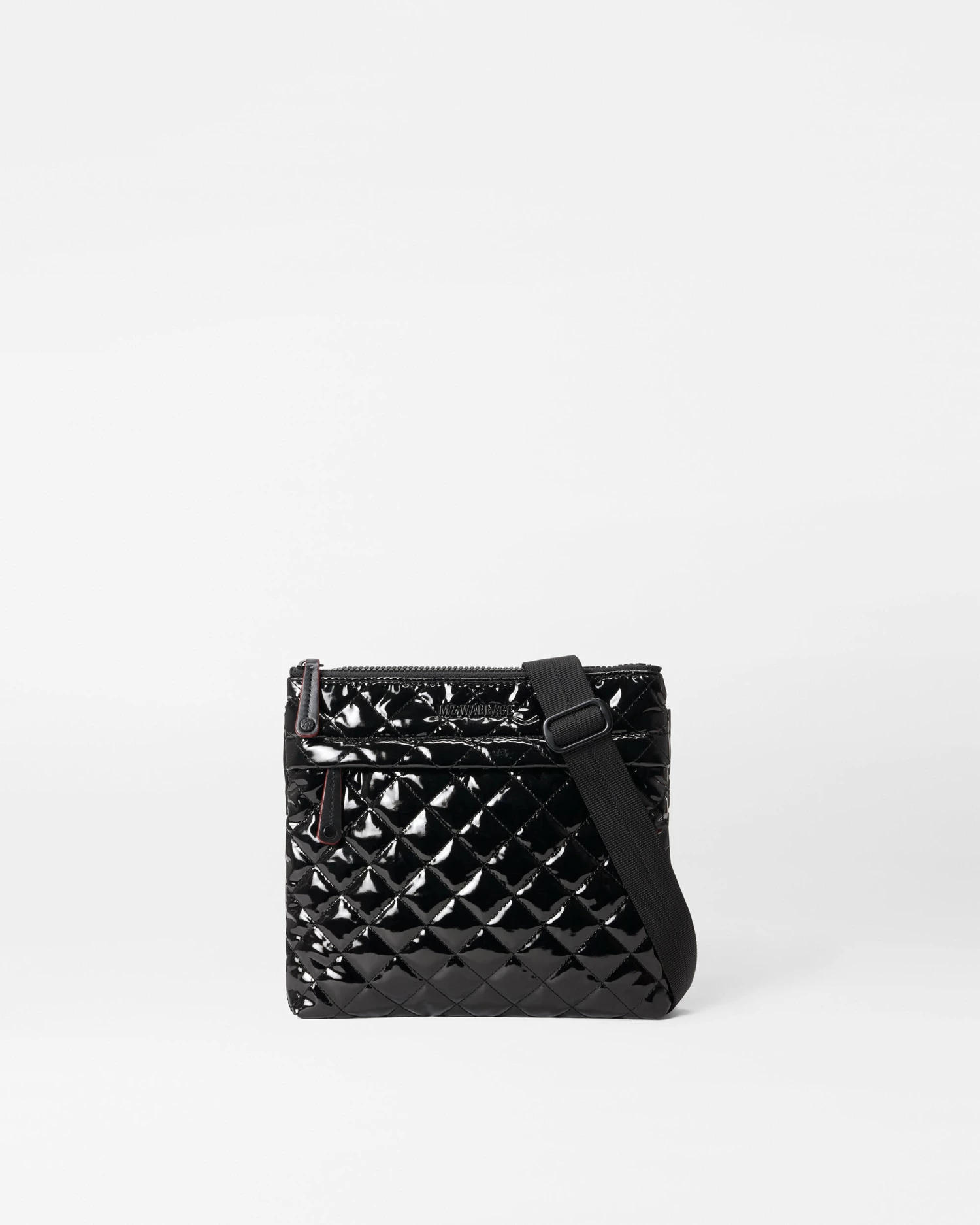Black Lacquer Metro Flat Crossbody 4 Black Lacquer Metro Flat Crossbody - Image 2