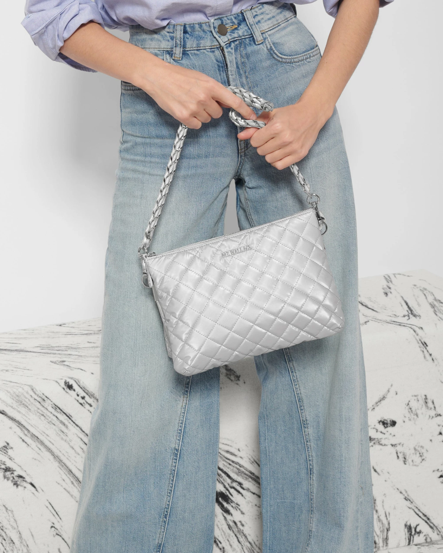 Oyster Metallic Large Crosby Pippa 4 Oyster Metallic Large Crosby Pippa - Image 2