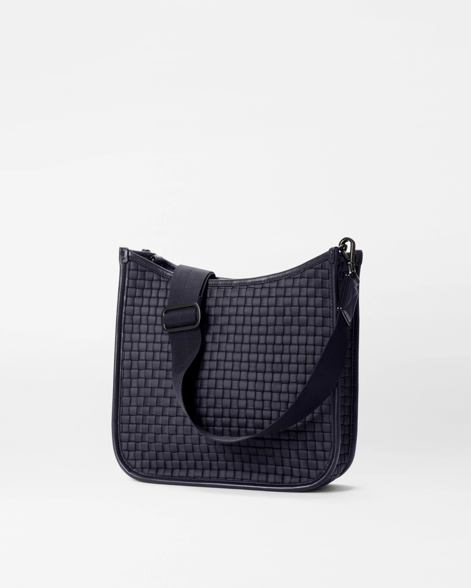 Black Woven Box Crossbody 5 Black Woven Box Crossbody - Image 3