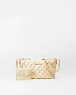 Pale Gold Mini Buckle Shoulder Bag