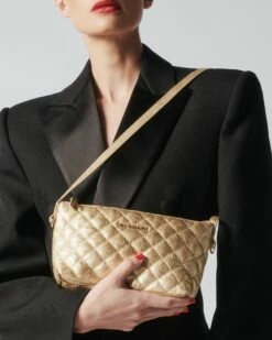 Pale Gold Mini Buckle Shoulder Bag -TRAVELPRO Sales 1501N1874 A12