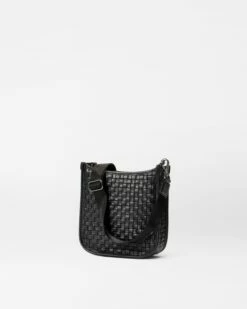 Black Leather Small Woven Box Crossbody -TRAVELPRO Sales 1510N1951 A2