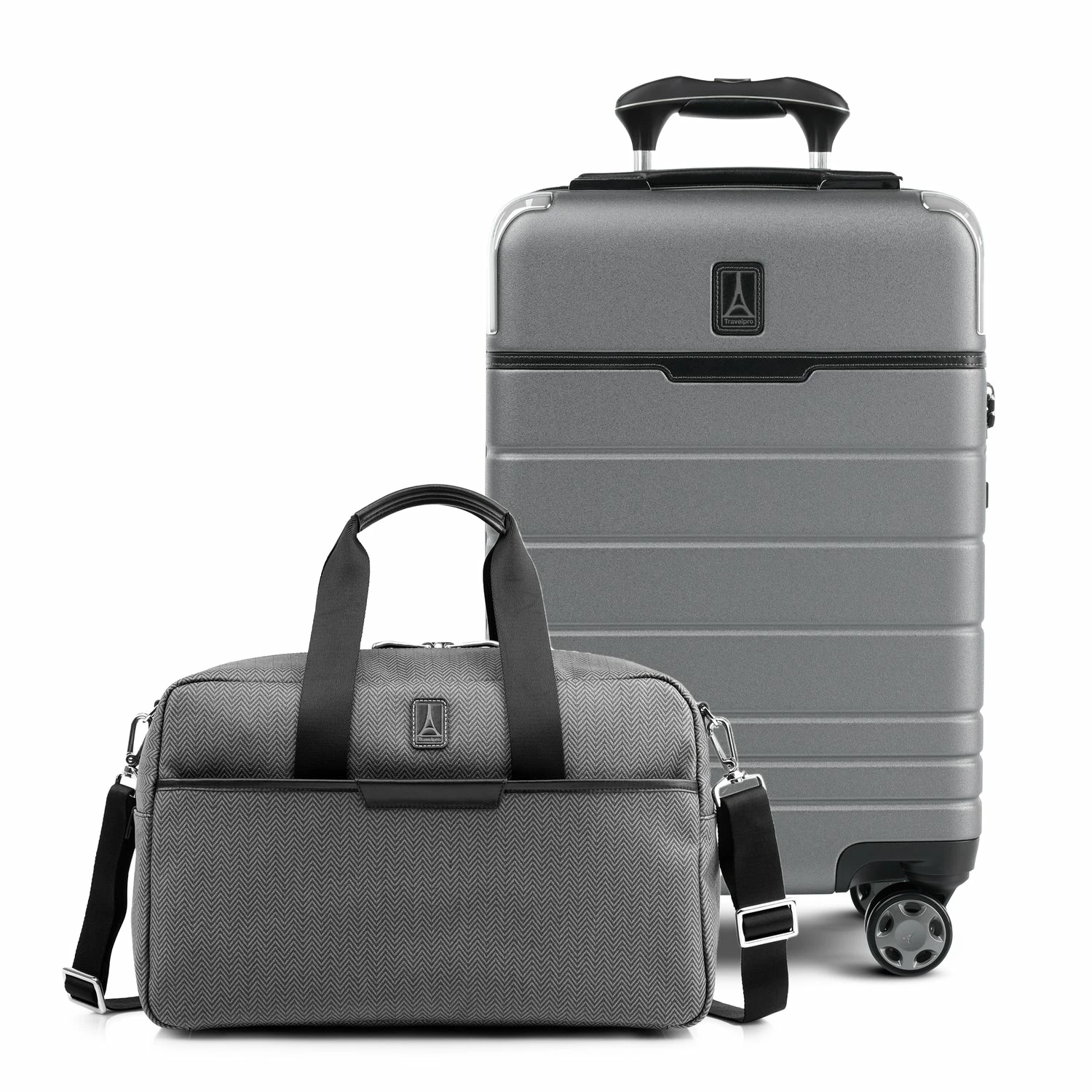 Travelpro® X Travel + Leisure Compact Carry-on Spinner And UnderSeat Tote Luggage Set 3 Travelpro® X Travel + Leisure Compact Carry-on Spinner And UnderSeat Tote Luggage Set